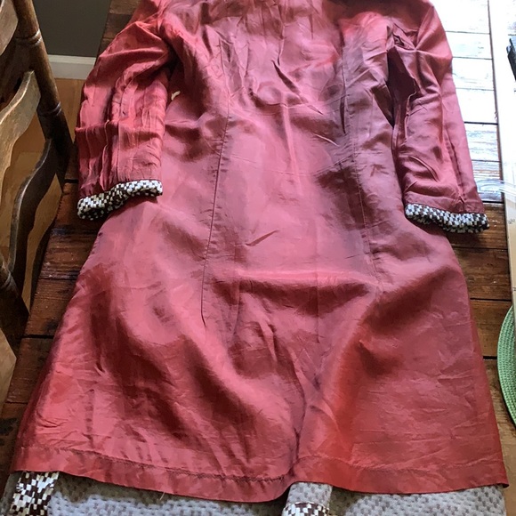 Gorgeous 60’s 70’s RARE vintage long checkered coat - Picture 12 of 15